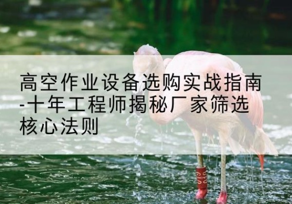 江岸剪叉式升降机厂家-高空作业设备选购实战指南-十年工程师揭秘厂家筛选核心法则